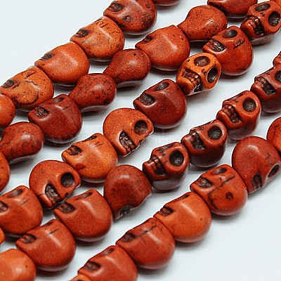 Синтетических нитей бирюзовые бусы&nbsp;TURQ-G113-10x12mm-02-1