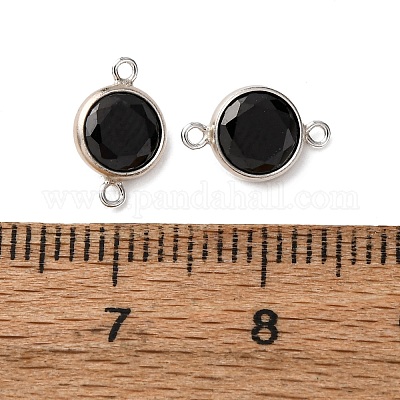 925 подвеска-соединитель из серебра с кубическим цирконием и камнями-талисманами STER-NH0001-80P-03-1