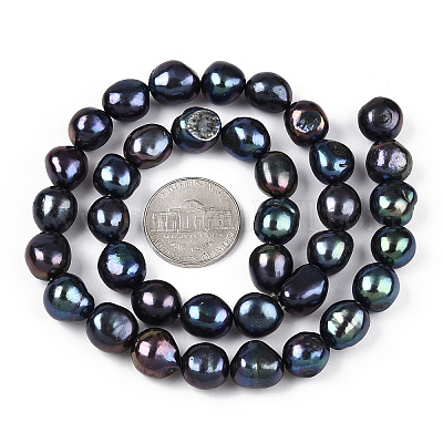 Нити из натурального культивированного пресноводного жемчуга PEAR-N014-10C-1