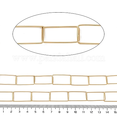 Ионное покрытие (ip) прямоугольные звенья цепи из нержавеющей стали 304 CHS-A011-07G-1