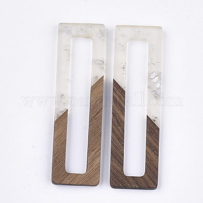 Большие подвески из смолы и ореха RESI-S358-97I-1