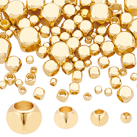 120 шт. латунные бусины 4-х размеров KK-PH0006-51-1