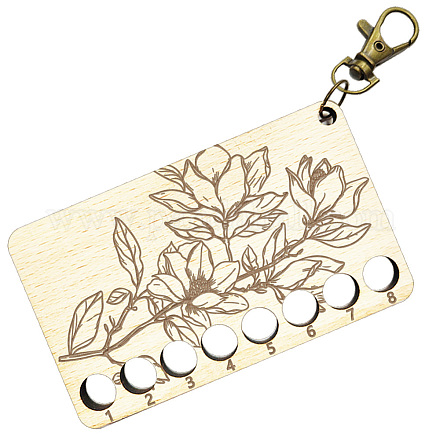 8-позиционные деревянные лотки для хранения ниток для вышивания TOOL-WH0056-027-1