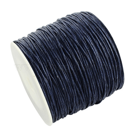 木綿糸ワックスコード  プルシアンブルー  1mm  約10.93ヤード（10m）/ロール YC-R003-1.0mm-10m-227-1