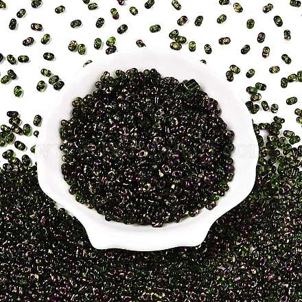 Стеклянные бусины Пикассо SEED-T006-04-19-1