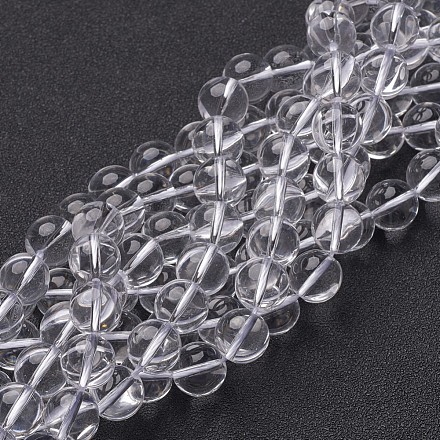 Chapelets de perles en cristal de quartz synthétique GSR4mmA039-1-1