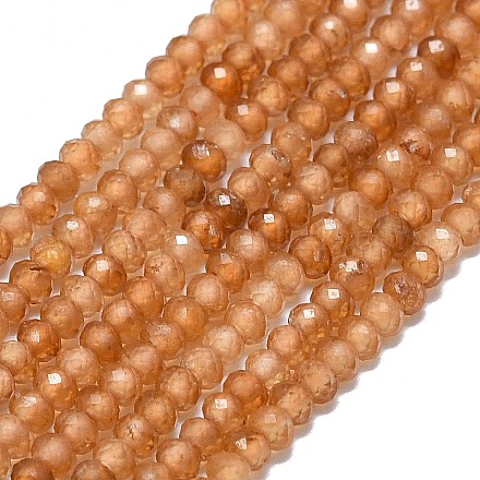 Гранат природный бисер нитей G-G106-A38-01-1