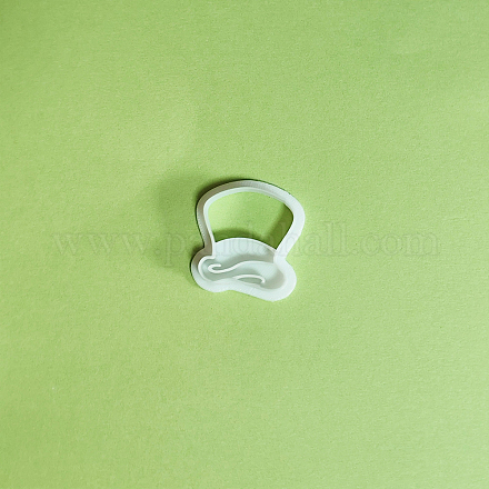 プラスチック粘土ツール  粘土カッター  モデリングツール  ホワイトスモーク  帽子  3.1x3cm FIND-PW0021-36C-1