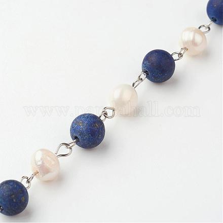 Chaînes faites à la main pour bracelets colliers faire AJEW-JB00260-02-1
