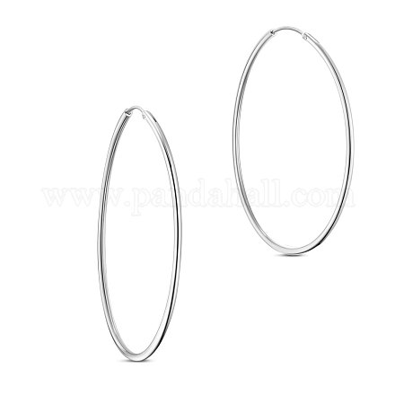 SHEGRACE 925 Sterling Silver Hoop Earrings JE670A-05-1