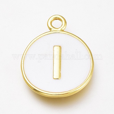 Латунь эмаль подвески&nbsp;KK-H103-01I-G-1