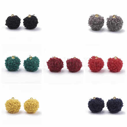 Подвески из ткани ручной ткани WOVE-N006-16-M-1