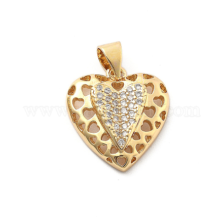 Реечное покрытие латунь с подвесками из кубического циркония KK-Q017-04C-G-1