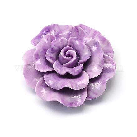 Dyed Synthetic Coral Flower Links GSHE-Q003-19A-1