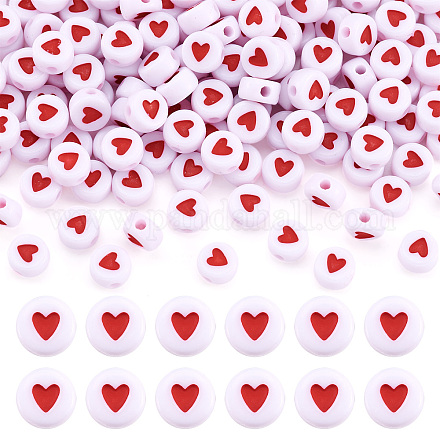 Непрозрачные акриловые бусины X1-MACR-N008-57E-1