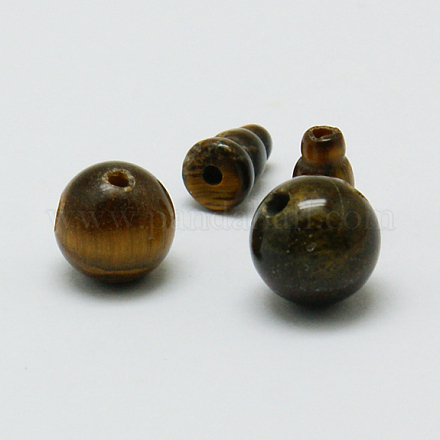 Natürlichen Tigerauge buddhistischen Perlen G-M011-01B-1