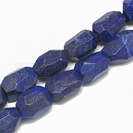 Chapelets de perles en lapis-lazuli naturel G-S308-02-1
