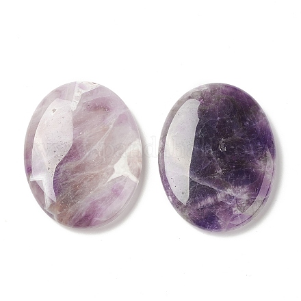 Natural Amethyst Worry Stone for Anxiety Therapy G-B036-01B-1