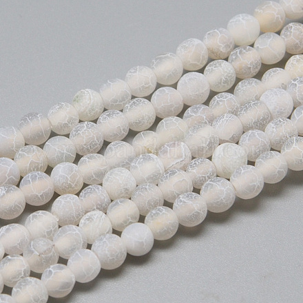 Fili di perline in agata naturale G-S237-4mm-08-1