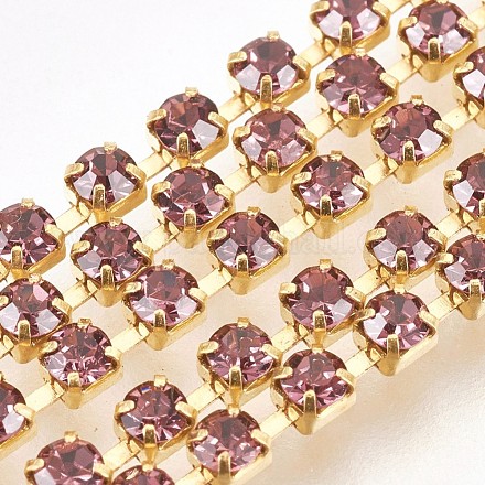 Cadenas de strass Diamante de imitación de bronce CHC-S6-11C-1-1
