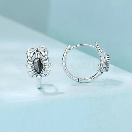 925 серьги-кольца в форме скорпиона из стерлингового серебра FN0747-1