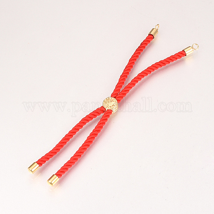 Nylon Cord Bracelet Making MAK-S058-02G-1