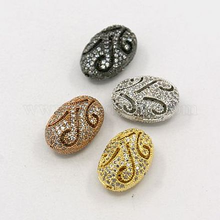 Perline in ottone zirconi ZIRC-F001-51-1
