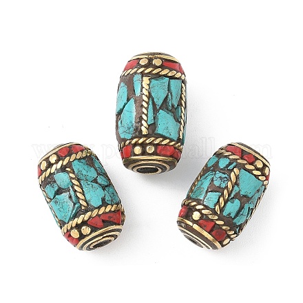 Индонезийские бусины ручной работы KK-H075-04AG-1