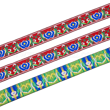 Polyesterband im ethnischen Stil OCOR-WH0047-38G-1