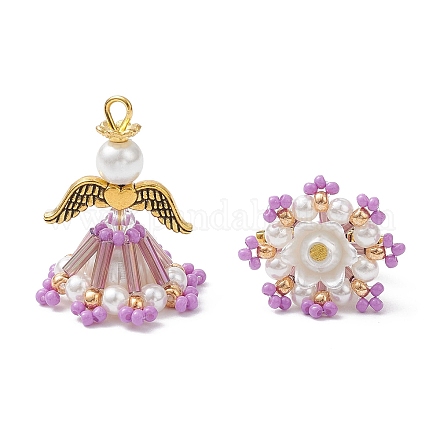 Стеклянные подвески PALLOY-MZ00968-02-1