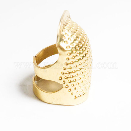 Brass Sewing Thimble Finger Protector PURS-PW0003-062B-G-1