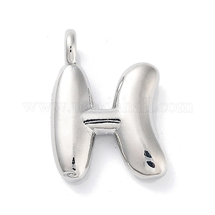 Подвески из латуни с покрытием стойки с буквами-шариками KK-C050-01P-H-1