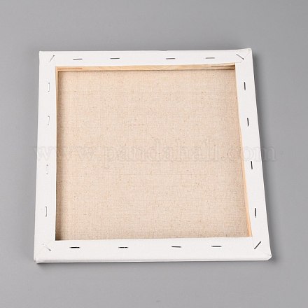 Pannelli quadrati di lino per pittura su legno AJEW-SZC0002-03C-1