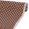 Polka Dot Pattern Cotton Fabrics, Clothing Accessories, Camel, 1000x1600x0.1mm