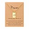Twelve Constellations Pendants Necklaces, Stainless Steel Necklaces, Golden, Pisces, 15.75 inch(40cm)