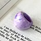Resin Finger Rings for Women, Medium Orchid, Inner Diameter: 17mm