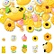 30Pcs 10 Styles Resin Decoden Cabochons, Mixed Shapes, Mixed Color, 9~32x9~26x3.3~8mm, 3pcs/style