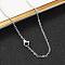 Non-Tarnish 304 Stainless Steel Necklace, Cable Chains, with Lobster Clasps, Stainless Steel Color, 19.69 inch(500mm), 2mm