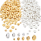 Brass Spacer Beads, Disc, Disc Beads, Golden & Silver, 250pcs/box