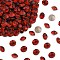Preciosa® MAXIMA Crystal Round Stones, Czech Crystal, Dura Foiling, Round(431 11 615 Chaton), 90075 Red Velvet, SS29(6.15~6.35mm)