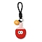 PU Leather Pendant Decorations, with Zinc Alloy Findings and Polyester Cord, for Bag Ornaments, Racket, 235mm