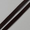90M Flat Cowhide Leather Jewelry Cord, Jewelry DIY Making Material, Coffee, 5x1mm, about 98.43 Yards(90m)/Bundle