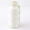 Round Metallic Thread, Embroidery Thread, 3-Ply, White, 0.4mm, about 1093.61 yards(1000m)/roll