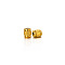 Stainless Steel Beads, Column, Golden, 7x6mm, Hole: 2.3mm