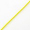 Elastic Round Jewelry Beading Cords Nylon Threads, Yellow, 1.2mm, about 100yards/roll(300 feet/roll)