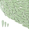 3 Styles Teardrop Shape Porcelain Mosaic Tiles, for DIY Mosaic Art Crafts, Picture Frames and More, Dark Sea Green, 21~40x8~12x4mm, about 100g/set