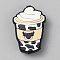 Silicone Beads, Drink, Coffee Cup Theme, PapayaWhip, 30x21x9mm, Hole: 2.5mm