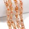 Natural Citrine Beads Strands, Faceted, Column, 9.5~13x4.5~8x4~7.5mm, Hole: 0.8~1mm, about 28~34pcs/strand, 15.35~15.94''(39~40.5cm)