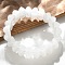 Bicone Natural Quartz Crystal Beads Stretch Bracelets for Women Men, Inner Diameter: 2-1/4~ 2-1/2 inch(5.75~6.45cm)