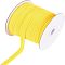 Cotton Twill Tape Ribbons, Herringbone Ribbons, for Sewing Craft, Yellow, 3/8 inch(10mm)x0.84mm, about 80yards/roll(73.15m/roll)
